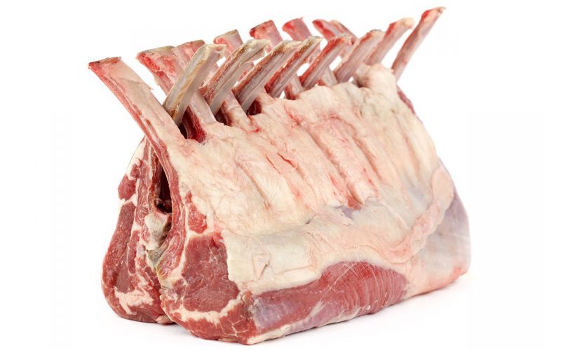 Frozen Grass Fed Lamb Racks 12-14 OZ
