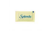 Splenda Sugar Packets