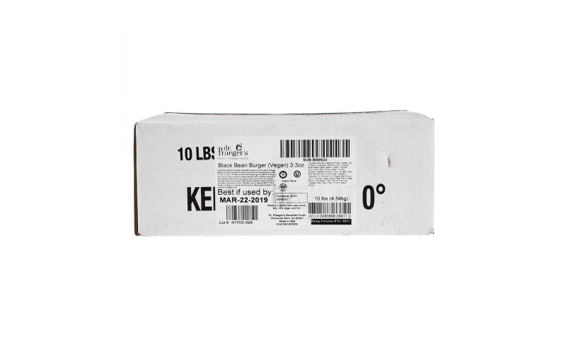 Frozen Black Bean Burgers