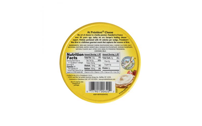 Wee Brie Wedges Cheese