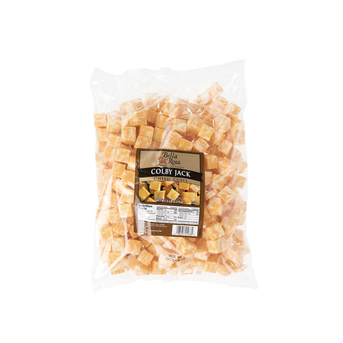 Colby Jack Cheese Cubes | BaldorFood
