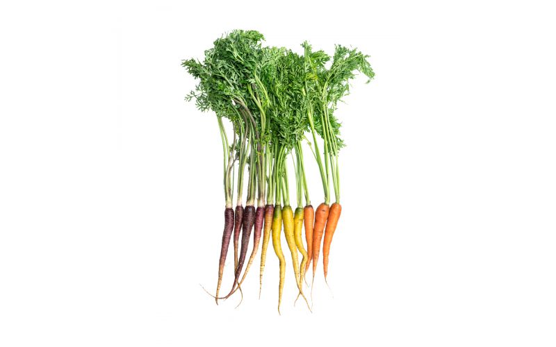 Organic Rainbow Carrot Mix