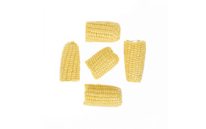 Cleaned and Husked Half Corn