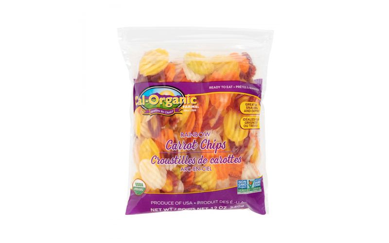 Organic Rainbow Carrot Chips