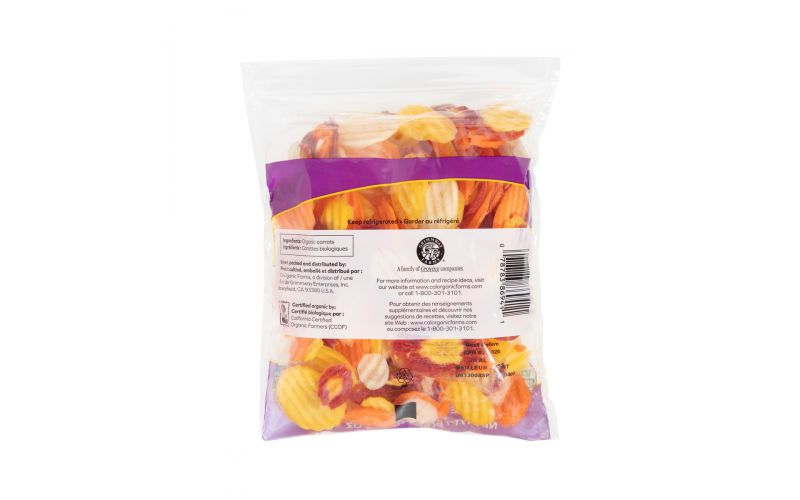 Organic Rainbow Carrot Chips