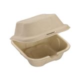 Square Compostable 8x8x3in Clamshells