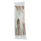 6 Compostable Wrapped Cutlery
