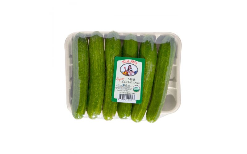 Organic Mini Cucumbers Tray Pack