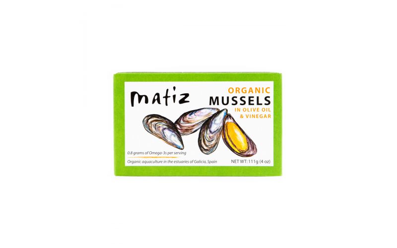 Organic Mussels in Olive Oil & Vinegar