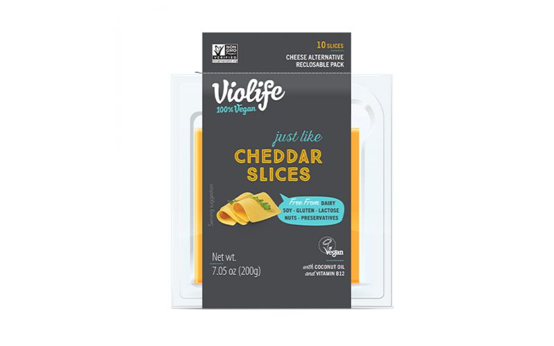 Vegan Cheddar Slices Retail