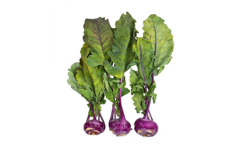 Organic Purple Kohlrabi