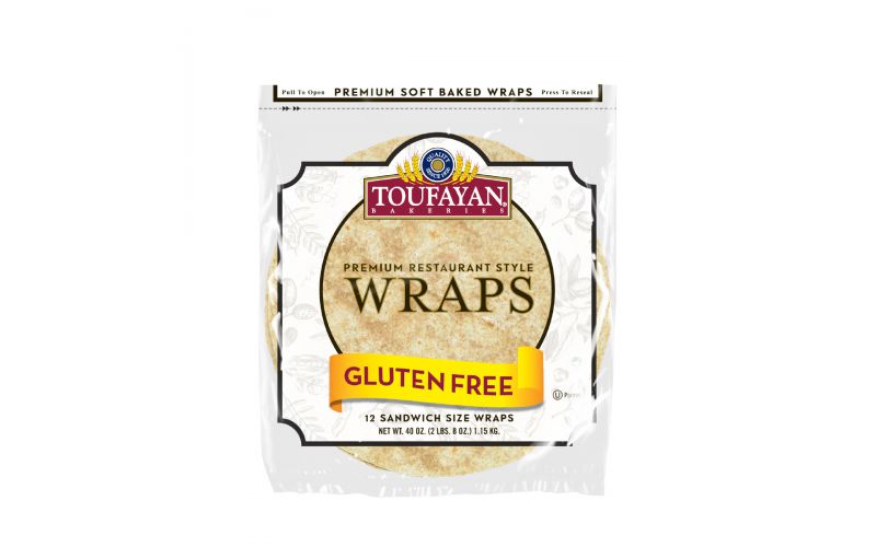 Gluten Free 12in Plain Wraps