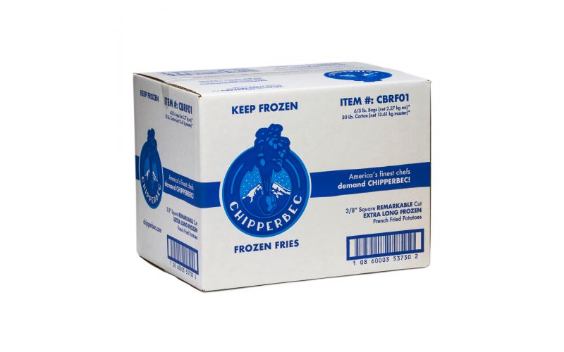 Frozen Remarkable 3/8 Skin On French Fries