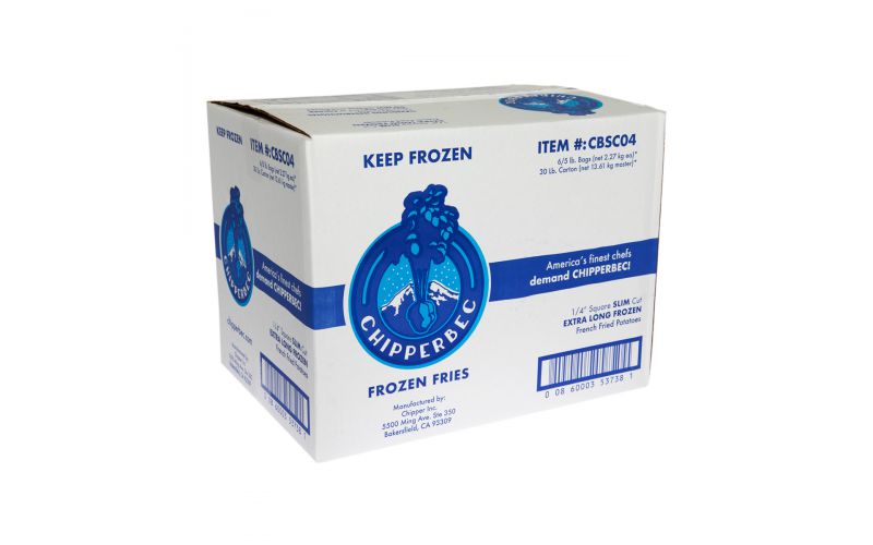 Frozen 1/4 Slim Cut French Fries