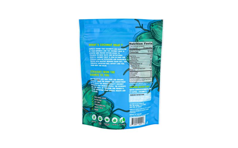 Frozen Organic Coconut Meat