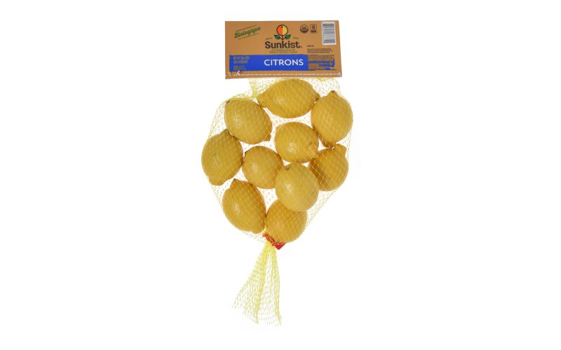 Organic Fancy Lemons