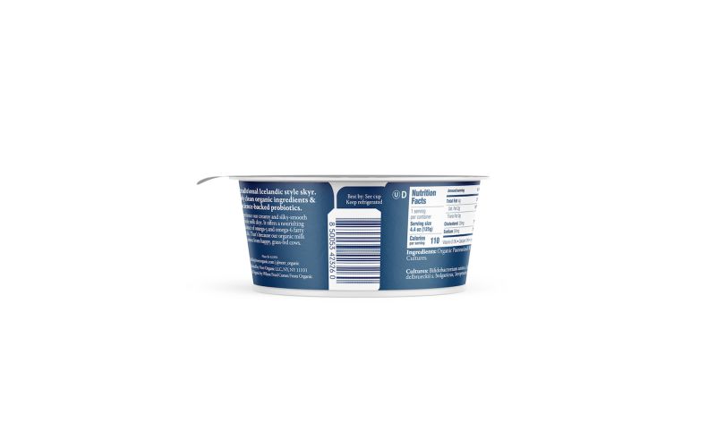Organic Plain Whole Milk Skyr Yogurt