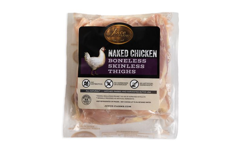 Naked Boneless Skinless Chicken Thighs