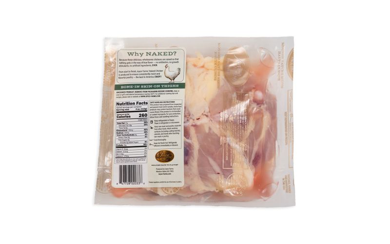 Naked Bone-In Chicken Thighs