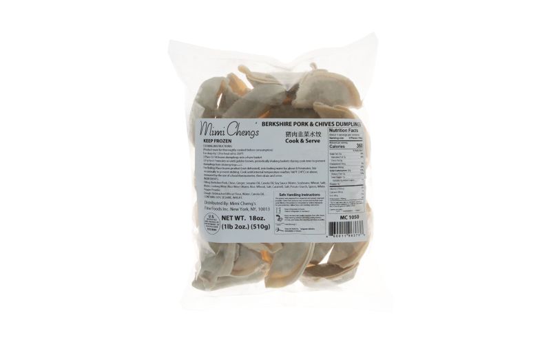 Frozen Berkshire Pork and Chives Dumplings