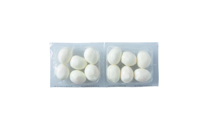 Peeled Dry Packed Hard Cooked Cage-Free Organic Eggs