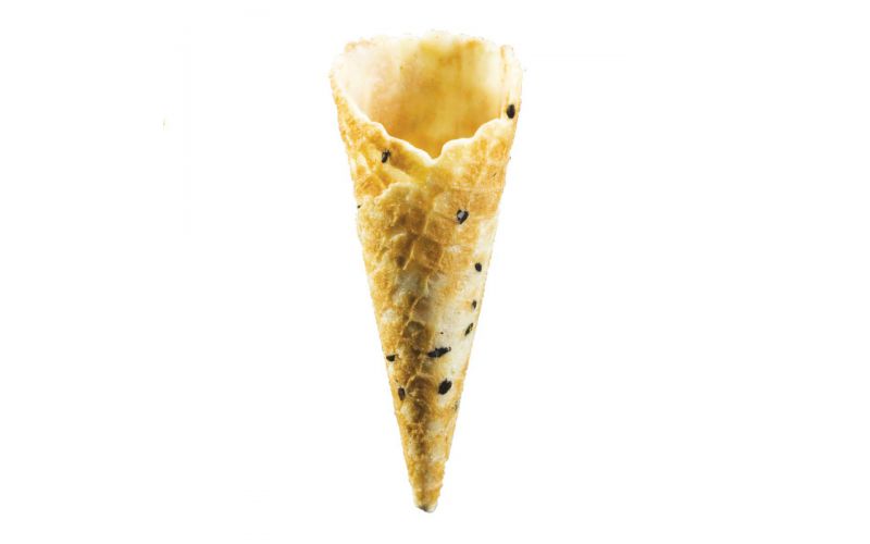 3.2 Black Sesame Savory Cones